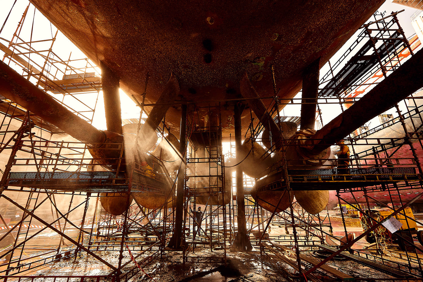 Propeller and shaft